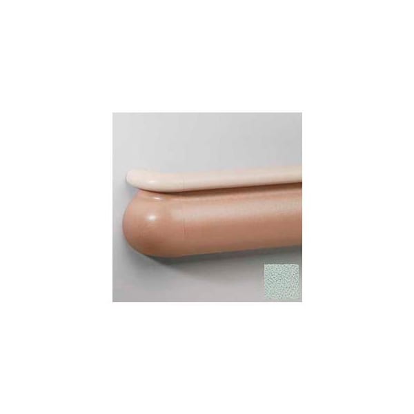 Pawling Crescent Series Vinyl Handrail/Crashrail Combination, 5-1/2" High, 12' Long, Sea Foam BR-600V-12-293 - main